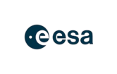 ESA logo: dark blue circle with a white 'e' and a small dot, next to the text 'esa